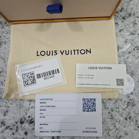 NWT Louis Vuitton Monogram Empreinte Bicolor Zippy Coin Purse